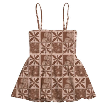 Nohealani Spaghetti Strap Top Beige