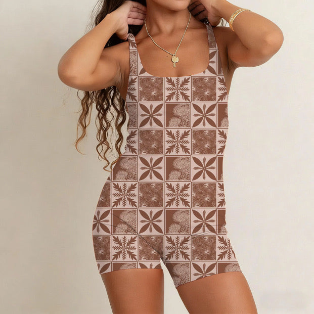 Nohealani Body Suit Beige